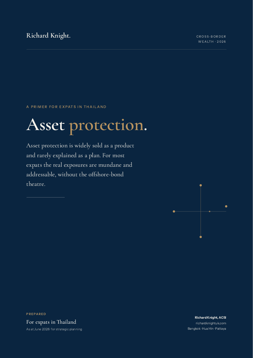 Asset protection for expats, report cover
