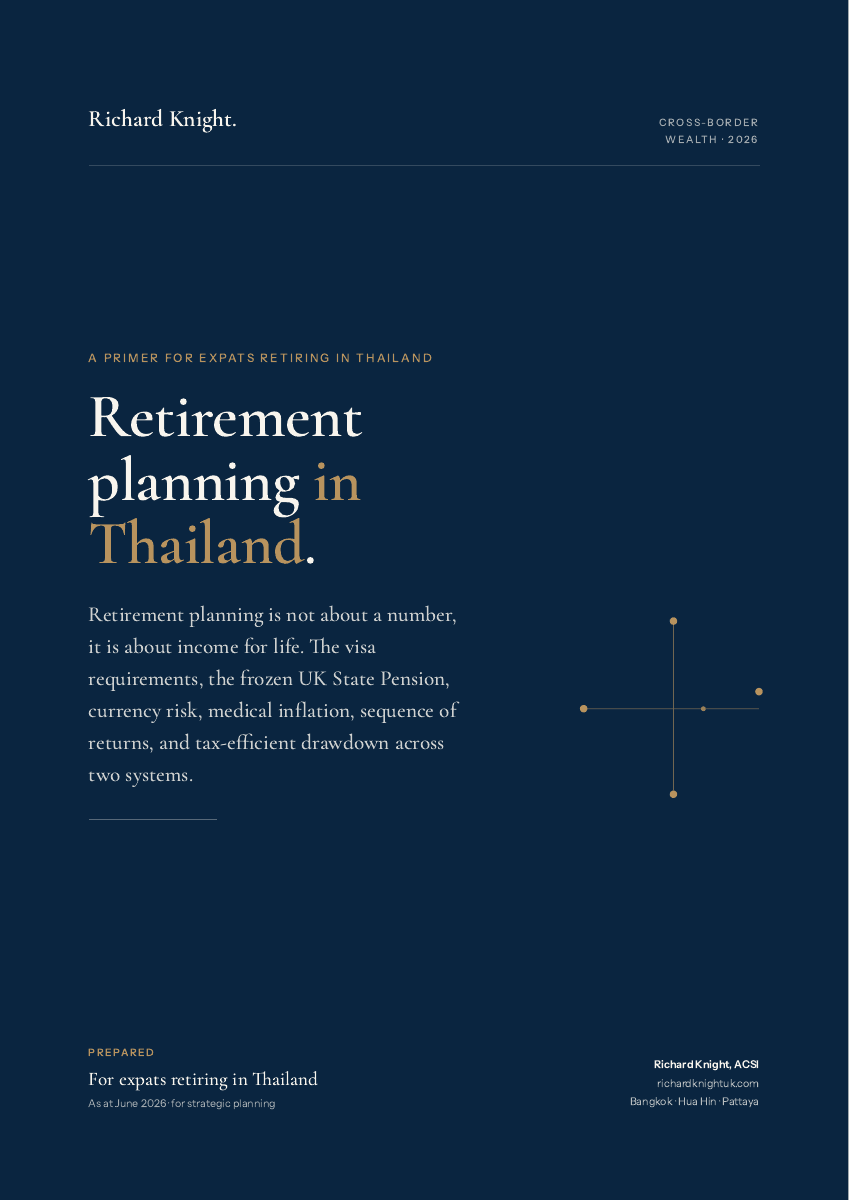 Retirement planning in Thailand, report cover