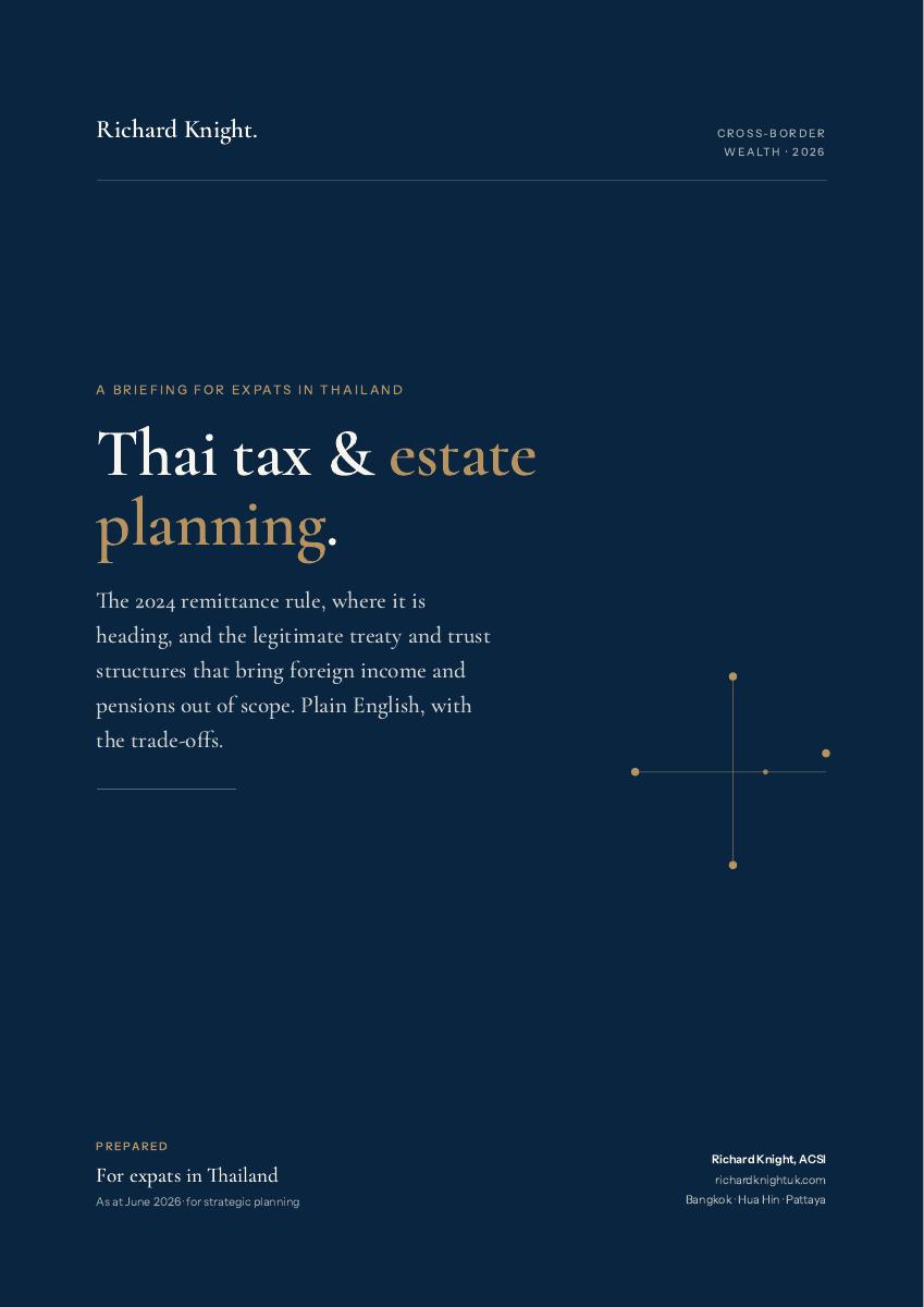 Thai tax and estate planning, report cover