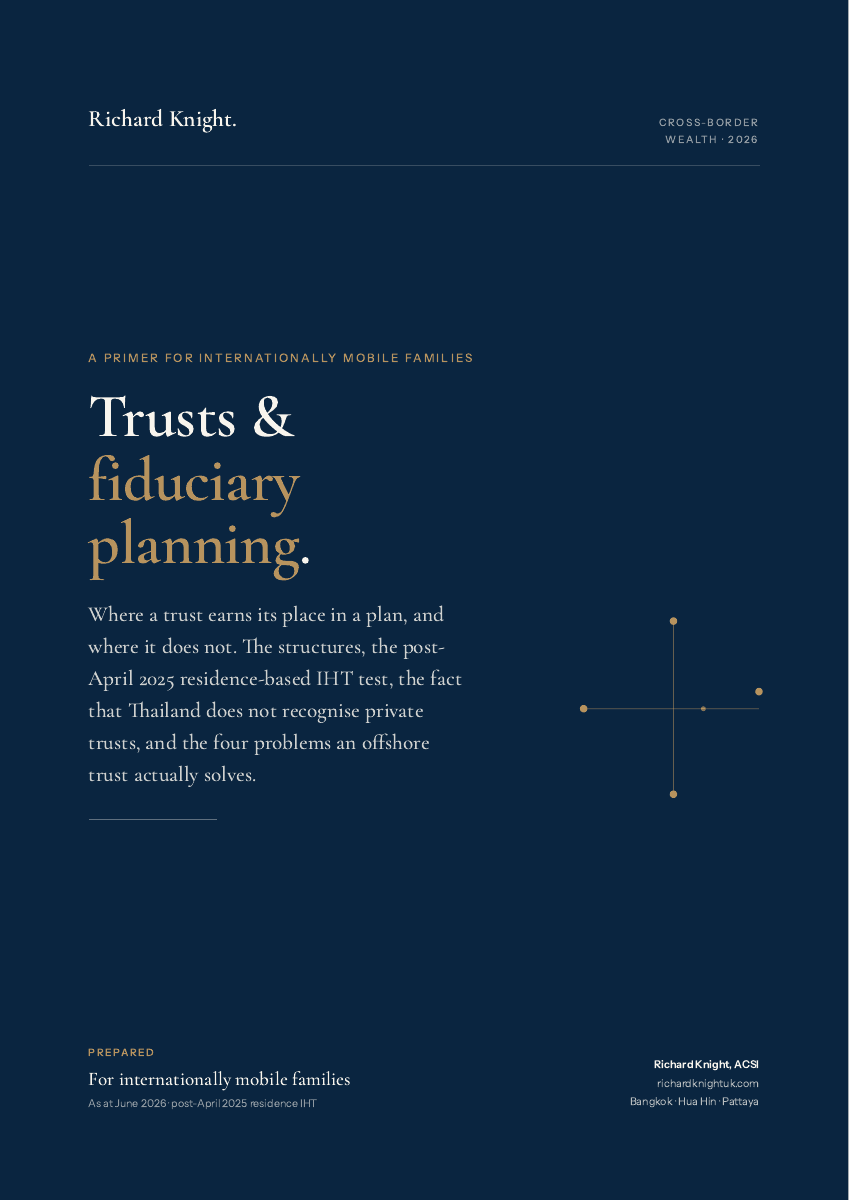 Trusts and fiduciary planning, report cover